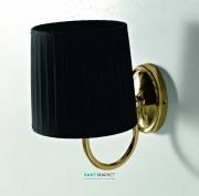 Світильник для ванної ArtCeram Victoria настінний чорний / бронза HEA038 72