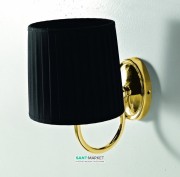 Світильник для ванної ArtCeram Victoria настінний чорний / золото HEA038 73