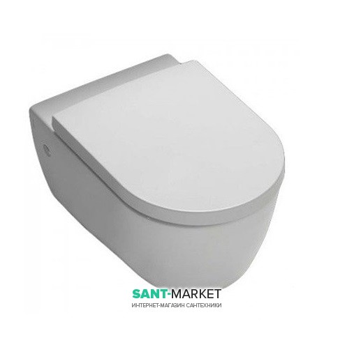 Унітаз підвісний безободковий Hatria Fusion 35.5х54 см білий Y1CC01