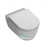 Унитаз подвесной безободковый Hatria Fusion 35.5х54 см белый матовый A0Y1CC25