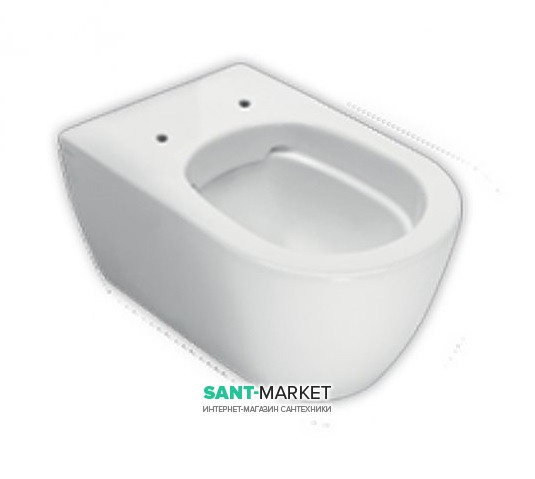 Унитаз подвесной безободковый Hatria Fusion 35х48.5 см белый Y1XQ01