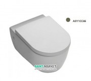 Унитаз подвесной безободковый Hatria Fusion 35.5х54 см лес A0Y1CC46