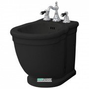 Біде підлогове Artceram Hermitage 36х55 см чорний глянсовий HEB001 03; 00