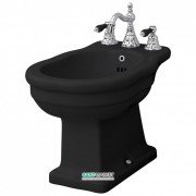 Біде підлогове Artceram Hermitage 36х56 см чорний глянсовий HEB002 03; 00