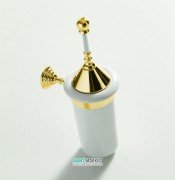 Ершик для унитаза ArtCeram Victoria настенный белый/золото HEA029 73