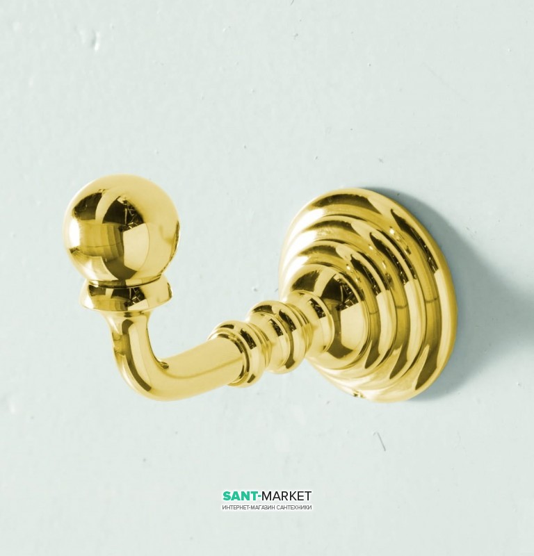 Гачок для ванної ArtCeram Victoria одинарний латунь золото HEA032 73