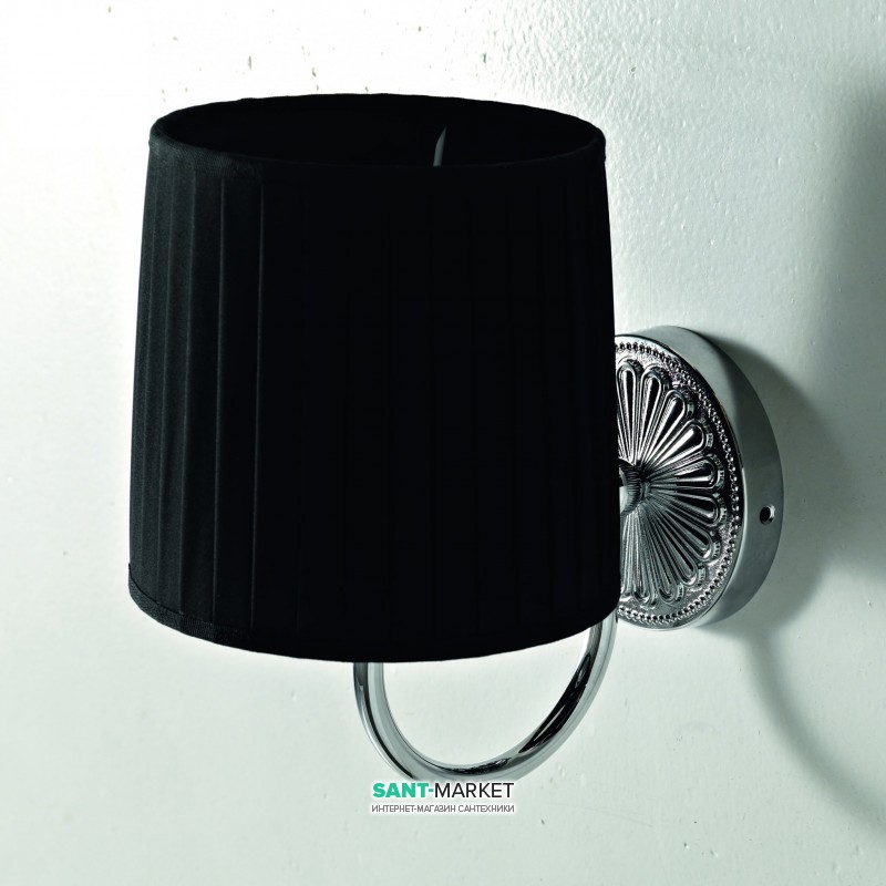 Світильник для ванної ArtCeram Versailles настінний чорний / хром HEA039 71