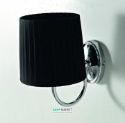 Світильник для ванної ArtCeram Victoria настінний чорний / хром HEA038 71