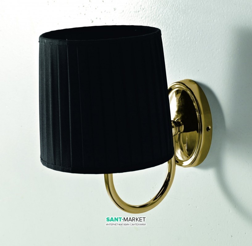 Светильник для ванной ArtCeram Victoria настенный чёрный/бронза HEA038 72