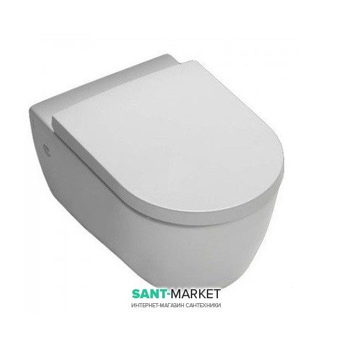 Унитаз подвесной безободковый Hatria Fusion 35.5х54 см белый Y1CC01