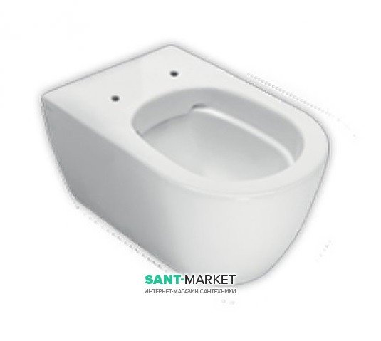 Унитаз подвесной безободковый Hatria Fusion 35х48.5 см белый Y1XQ01