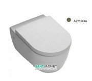 Унітаз підвісний безободковий Hatria Fusion 35.5х54 см ліс A0Y1CC46