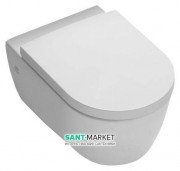 Унитаз подвесной Hatria Fusion 35.5х54 см без боковых отверстий белый YXGQ01