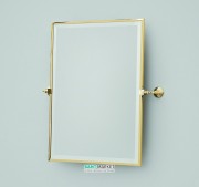 Дзеркало у ванну кімнату ArtCeram Victoria 61х65 см золото EA034 73