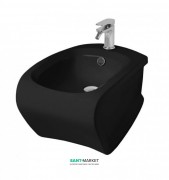 Біде підвісне Artceram Hi-Line 38х54,5 см чорний глянсовий HIB001 03; 00