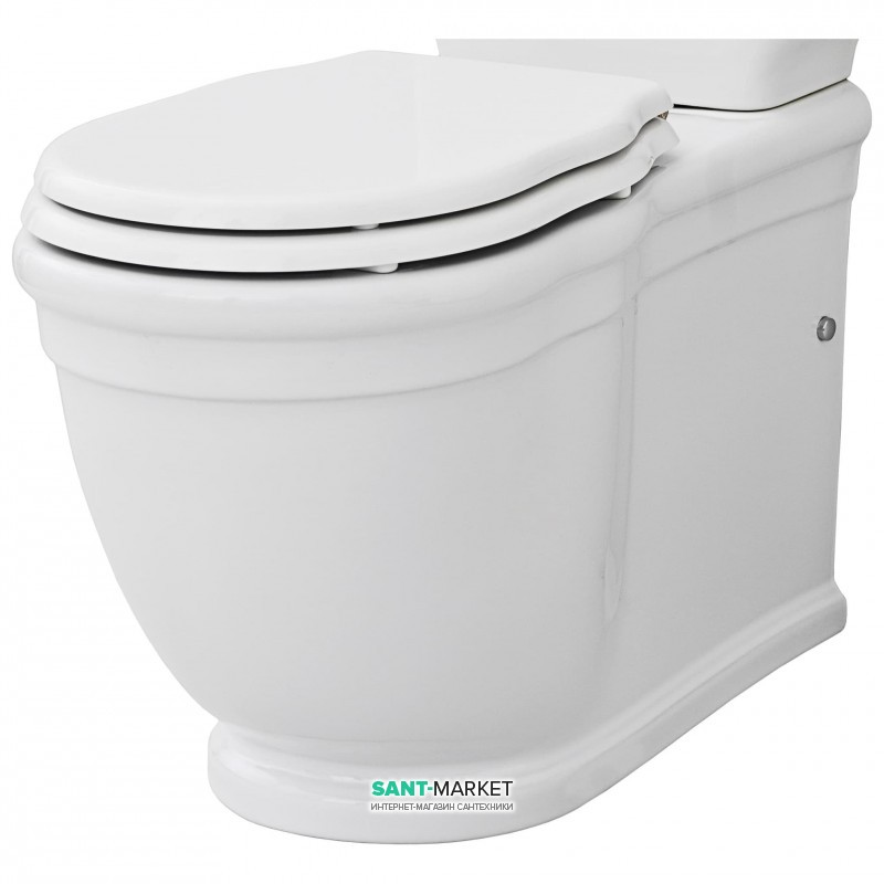 Чаша унитаза-моноблок ArtCeram Hermitage 36х72 см белый глянцевый HEV006 01;00