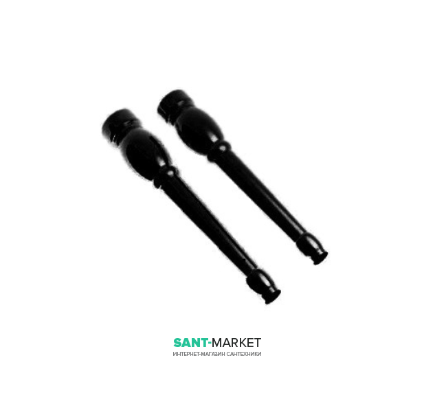 Ножки для раковины ArtCeram Hermitage керамика чёрный глянцевый HEC003 03;00