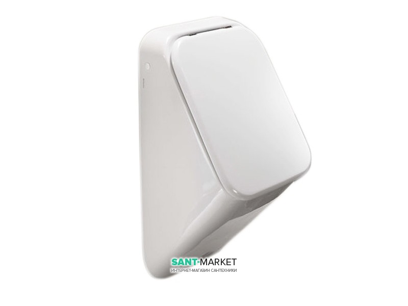 Писсуар подвесной Hatria Fusion с отверстиями для крышки санфарфор белый YXE101