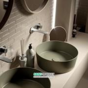 Раковина для ванной накладная HAPPY HOUR SLIM_Alchemy FOREST 440x440 A0Y1VG46