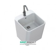 Раковина для ванної накладна Hatria G-Full 40x48 см санфарфор білий YXG801