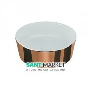 Раковина для ванної накладна Hatria HAPPY HOUR_Trilogy Gold edition 24k 440x440 YXSK30