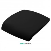 Сидіння з кришкою для унітазу ArtCeram Hi-Line чорний глянсовий / хром HIA001 03; 71