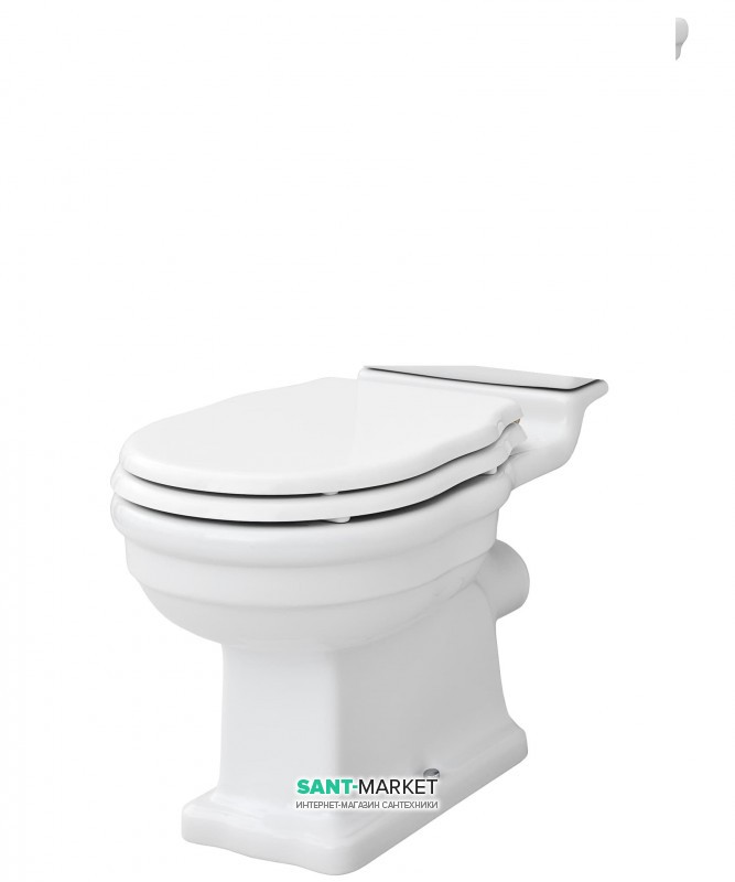 Чаша унітазу-моноблок ArtCeram Hermitage 36х71 см білий глянсовий HEV004 01; 00