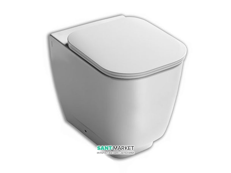 Унитаз напольный приставной Hatria Fusion 48 35х48 см белый YXZK01