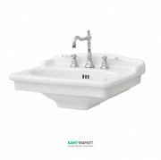 Раковина для ванної ArtCeram Hermitage 68х55 см білий глянсовий HEL002 01; 00