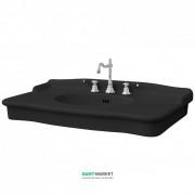 Раковина для ванної ArtCeram Hermitage 112х63 см чорний глянсовий HEL004 03; 00