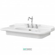 Раковина для ванной ArtCeram Hermitage 93х58 см белый глянцевый HEL005 01;00