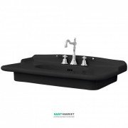 Раковина для ванной ArtCeram Hermitage 93х58 см чёрный глянцевый HEL005 03;00