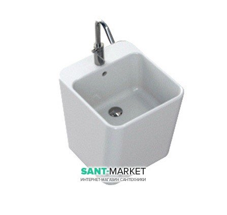 Раковина для ванной накладная Hatria G-Full 40x48 см санфарфор белый YXG801