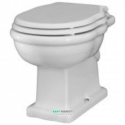 Унитаз напольный ArtCeram Hermitage 36х53 см белый глянцевый HEV002 01;00