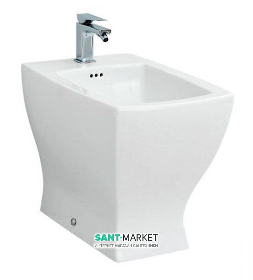Биде напольное Artceram JAZZ 36х54 см санфарфор белый матовый JZB002 05;00