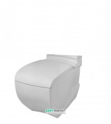 Чаша унитаза-моноблок ArtCeram Hi-Line 38х67,5 см белый глянцевый HIV003 01;00