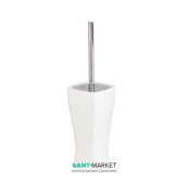 Ершик для унитаза ArtCeram JAZZ настенный белый глянцевый/хром JZA010 01