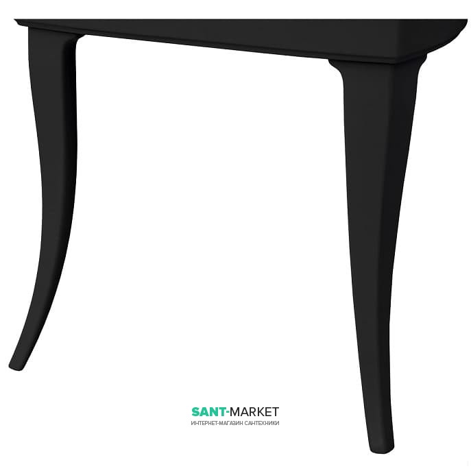 Ножки для раковины ArtCeram JAZZ керамика чёрный глянцевый JZC002 03;00