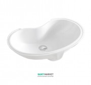 Раковина для ванної ArtCeram Idea 60х37 см білий глянсовий IDL001 01; 00