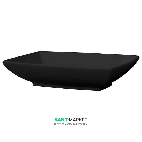 Раковина для ванной ArtCeram Jazz 60х40 см чёрный глянцевый JZL002 03;00