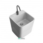 Раковина для ванної підвісна / накладна Hatria G-Full 40x48 см санфарфор білий YXJG01