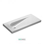 Раковина для ванной подвесная/накладная Hatria Grandangolo 50x100 см санфарфор белый Y0VA01