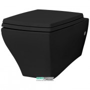 Унітаз підвісний ArtCeram JAZZ 36х53,5 см чорний глянсовий JZV001 03; 00