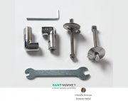 Комплект петель для сиденья с крышкой для унитаза ArtCeram JAZZ бронза JZA008 72