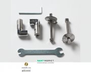 Комплект петель для сиденья с крышкой для унитаза ArtCeram JAZZ золото JZA008 73