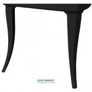 Ножки для раковины ArtCeram JAZZ керамика чёрный глянцевый JZC002 03;00