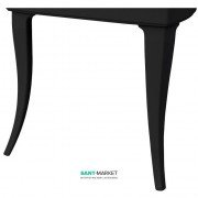 Ножки для раковины ArtCeram JAZZ керамика чёрный глянцевый JZC002 03;00