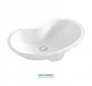 Раковина для ванної ArtCeram Idea 60х37 см білий глянсовий IDL001 01; 00