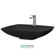 Раковина для ванної ArtCeram Jazz 70х48 см чорний глянсовий JZL004 03; 00