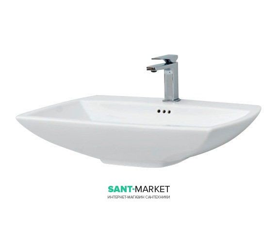 Раковина для ванної ArtCeram Jazz 70х48 см білий матовий JZL004 05; 00